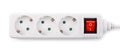 Extension power strip Royalty Free Stock Photo