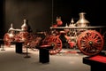 Extensive collection of antique fire trucks,Albany State Museum,New York,2016