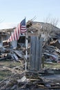 Extensive Destruction After Tornado Royalty Free Stock Photo