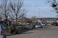 Extensive Destruction After Tornado Royalty Free Stock Photo