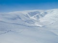 Extensive ski piste and powder snow off piste