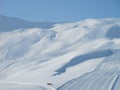 Extensive ski piste and powder snow off piste