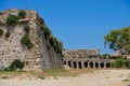 Medieval Methoni Castle Walls, Peloponnese, Greece Royalty Free Stock Photo