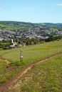 Extensive views over the Stroud Valleys from The Cotswold Way