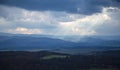 Extensive whole landscape with hills