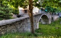 Exterioir view to Tanners Bridge near Lana river, tirana, Albania Royalty Free Stock Photo