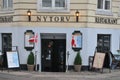 Exteriol view Nytorv restaurant in Copenhagen Denmark