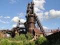 Exterior abandoned sugar mill in Hawaii