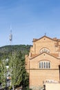 Exterior of the Abat Oliba CEU University, Barcelona, Catalonia, Spain