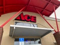 The exterior of an Ace Hardware Store in Lake Nona area of Orlando, Florida Royalty Free Stock Photo