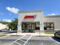 The exterior of a Advanced Auto Parts Store in Orlando, Florida