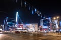 Exterior of AFI Cotroceni shopping mall in Bucharest, one of the largest shopping malls in Romania Royalty Free Stock Photo