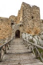 Exterior of Ajloun castle, Qala\'at Ar-Rabat, Ajloun, North Jordan, Jordan