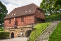 Exterior of Akershus Fortress in Oslo, Norway Royalty Free Stock Photo