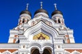 Exterior of the Alexander Nevsky Cathedral in Tallinn in Estonia