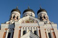 Exterior of Alexander Nevsky Cathedral in Tallinn, Estonia