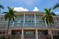 Exterior of the Alvin Sherman Library at Nova Southeastern University - Fort Lauderdale, Florida, USA