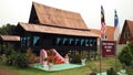 Exterior of antique Ethnic Malay house