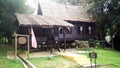 Exterior of antique Ethnic Malay Selangor house