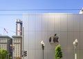 Exterior of the Apple Store building in Union Square in San Francisco Royalty Free Stock Photo