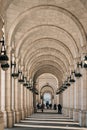 Exterior arches of Union Station, in Washington, DC Royalty Free Stock Photo