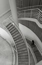 Architecture interior stairs, Getty Museum