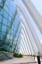 Exterior architecture of Flower Dome