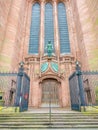 Exterior architecture of Liverpool cathedral Royalty Free Stock Photo