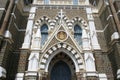 Exterior architecture of Mount Mary Church in Bandra, Bombay In