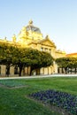 Exterior of the Art Pavilion in Lower Town of Zagreb, Croatia Royalty Free Stock Photo