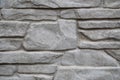 exterior artificial stone wall made of concrete Royalty Free Stock Photo