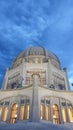 Exterior of Bahai House of Worship in Wilmette, Illinois, USA. Royalty Free Stock Photo