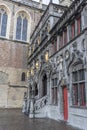 Exterior of the Basilica of the Holy Blood Bruges