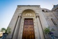 The exterior of the Basilica of the National Shrine of the Immaculate Conception, in Washington, DC. Royalty Free Stock Photo