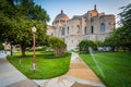 The exterior of the Basilica of the National Shrine of the Immaculate Conception, in Washington, DC. Royalty Free Stock Photo