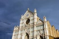 Exterior Basilica of Santa Croce, Florence, Italy Royalty Free Stock Photo