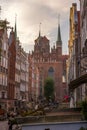 Exterior of Basilica of St. Mary of the Assumption of the Blessed Virgin Mary in Gdansk