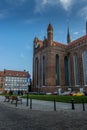 Exterior of Basilica of St. Mary of the Assumption of the Blessed Virgin Mary in Gdansk