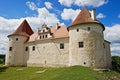 Exterior of the Bauska castle in Bauska, Latvia.