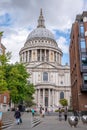 Exterior of beauitful Saint Paul`s Cathedral