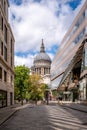 Exterior of beauitful Saint Paul`s Cathedral