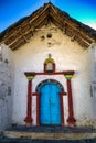 Exterior of the beautiful Parinacota village church, Putre, Chile Royalty Free Stock Photo