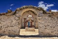 Exterior of the beautiful Parinacota village church, Putre, Chile. Royalty Free Stock Photo