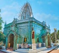 The dazzling Sein Yaung Chi Pagoda, Yangon, Myanmar