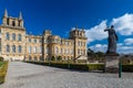 Exterior of Blenheim palace in Oxfordshire, UK