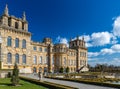 Exterior of Blenheim palace in Oxfordshire, UK Royalty Free Stock Photo