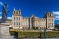 Exterior of Blenheim palace in Oxfordshire, UK