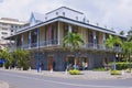 Exterior of the Blue Penny museum building in Port Louis, Mauritius. Royalty Free Stock Photo