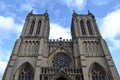 Exterior of Bristol cathedral Royalty Free Stock Photo