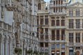 Exterior of Brussels Town Hall on Grand Place in Belgium